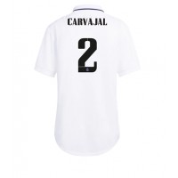 Real Madrid Daniel Carvajal #2 Fotballklær Hjemmedrakt Dame 2022-23 Kortermet